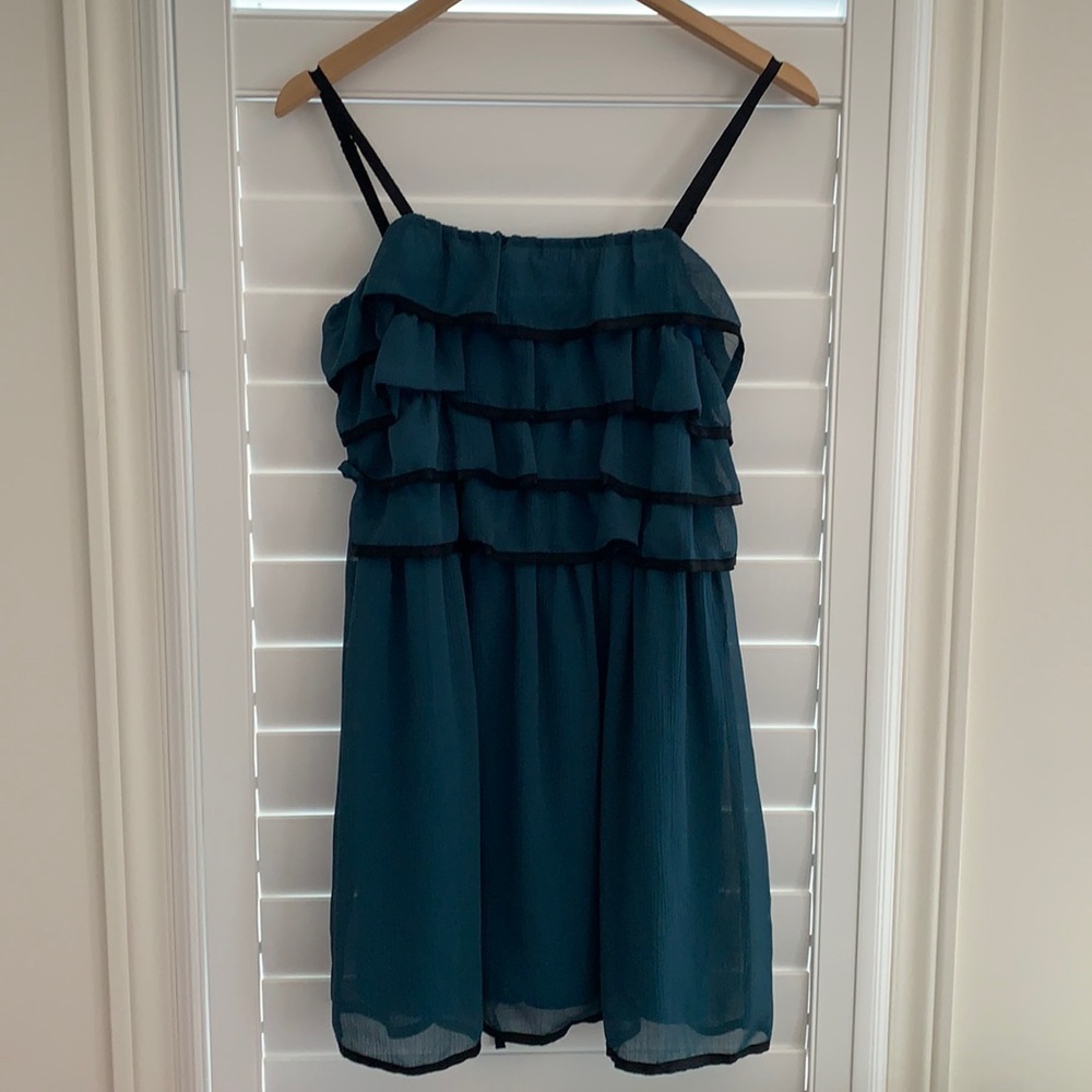 Ju’s Korean brand tiered ruffle top tunic S